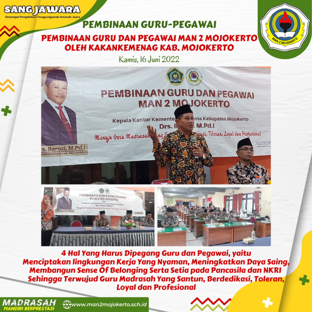 Pembinaan Guru dan Pegawai